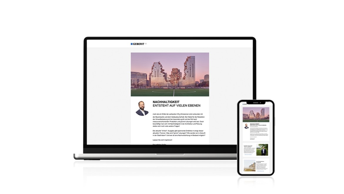Newsletter Geberit eView Newsletter Geberit eView
