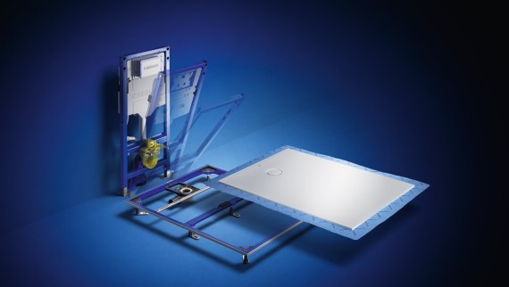 Geberit Duofix-Element für die Dusche: Duschfläche Geberit CleanFloor30 Geberit Duofix-Element für die Dusche: Duschfläche Geberit CleanFloor30
