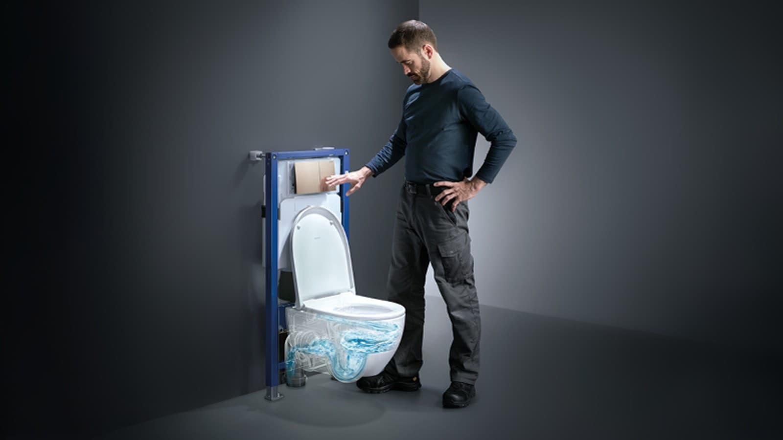 Überragende Spülleistung mit Geberit Spültechnik und dem Geberit Acanto WC Überragende Spülleistung mit Geberit Spültechnik und dem Geberit Acanto WC