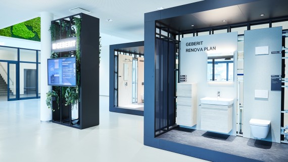 Vergrößerte Ausstellung im Geberit Werk in Lichtenstein Vergrößerte Ausstellung im Geberit Werk in Lichtenstein