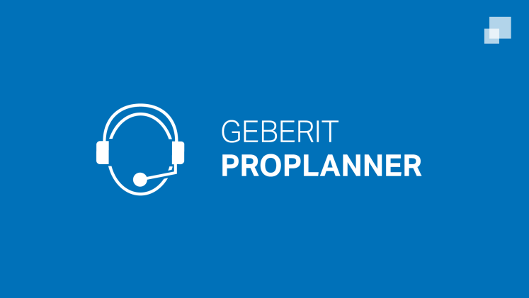 Geberit ProPlanner Hotline