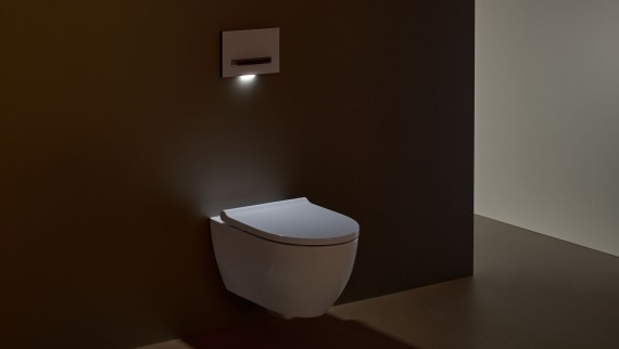 Geberit Acanto WC mit Orientierungslicht Geberit Acanto WC mit Orientierungslicht