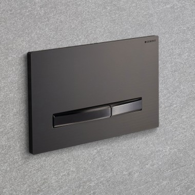 Geberit Sigma50 Schwarz Chrom, Square