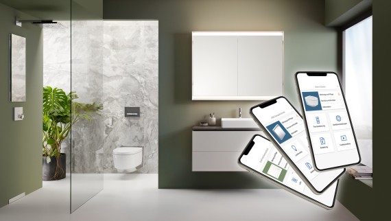 Smartphone-App Geberit Home Smartphone-App Geberit Home