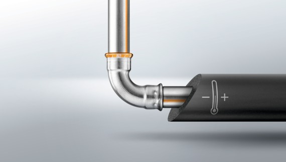 Das neue Edelstahl-Rohrleitungssystem Geberit Mapress Therm aus CrTi-Stahl Das neue Edelstahl-Rohrleitungssystem Geberit Mapress Therm aus CrTi-Stahl