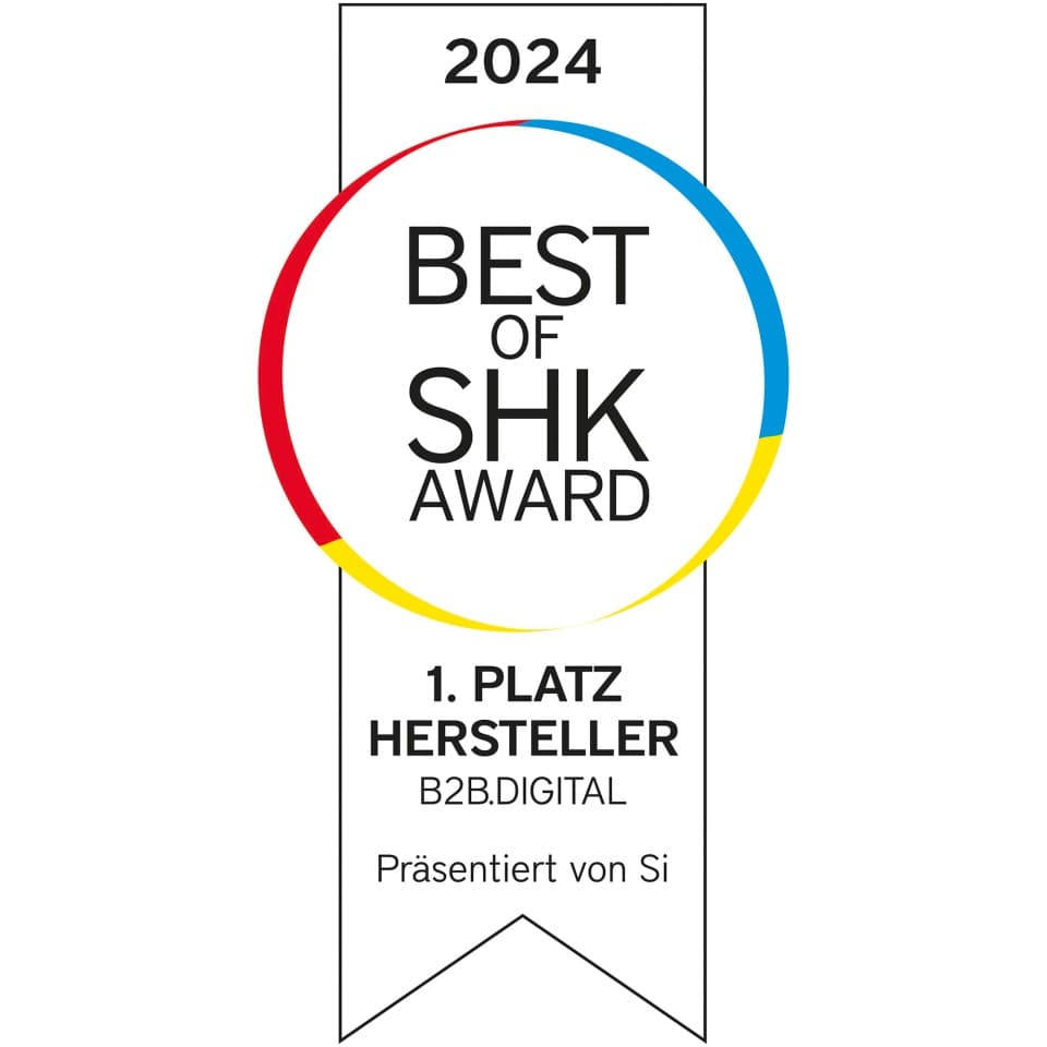 Best of SHK Award 2024 für Geberit On Air Best of SHK Award 2024 für Geberit On Air