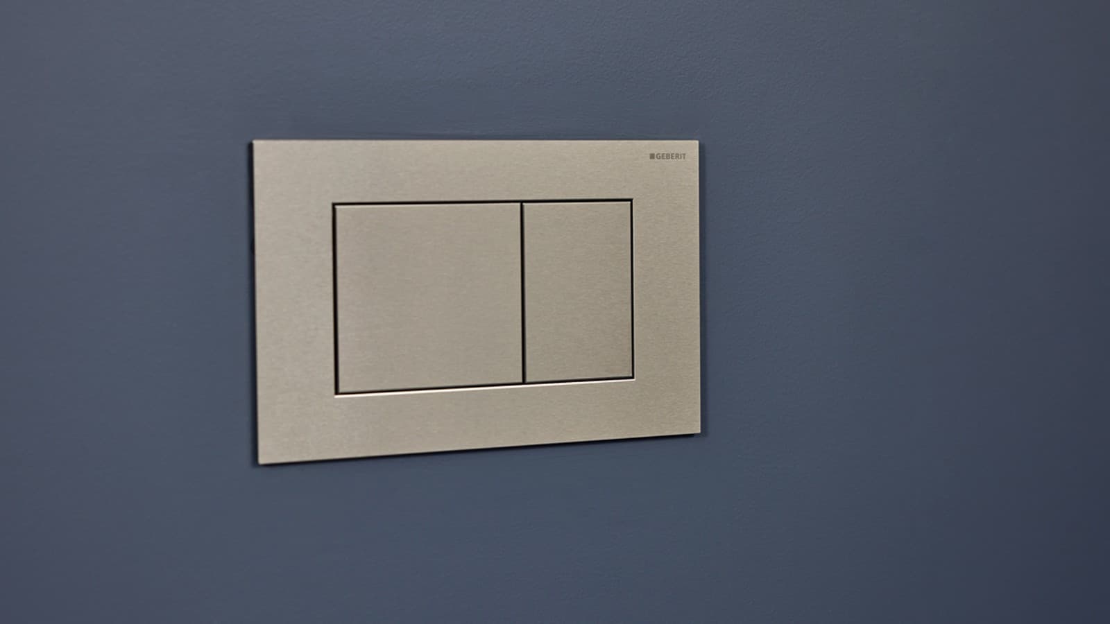 Geberit Sigma40 in Nickel gebürstet Geberit Sigma40 in Nickel gebürstet