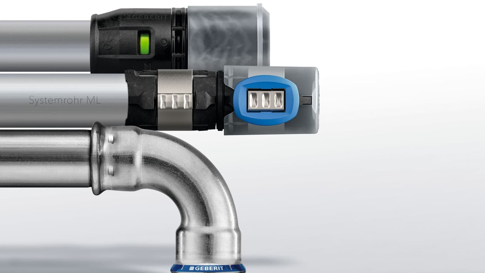 Versorgungssystem mit Schutzkappe für die Trinkwasserhygiene Mapress - FlowFit - Mepla - PushFit Versorgungssystem mit Schutzkappe für die Trinkwasserhygiene Mapress - FlowFit - Mepla - PushFit
